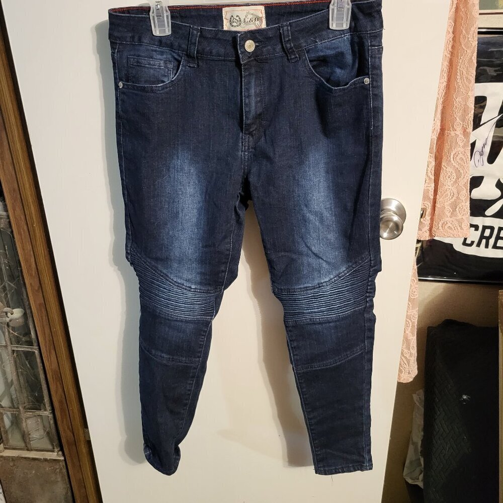 L&B LUCKY & BLESSED STACKED SKINNY JEANS SZ 10 NWT